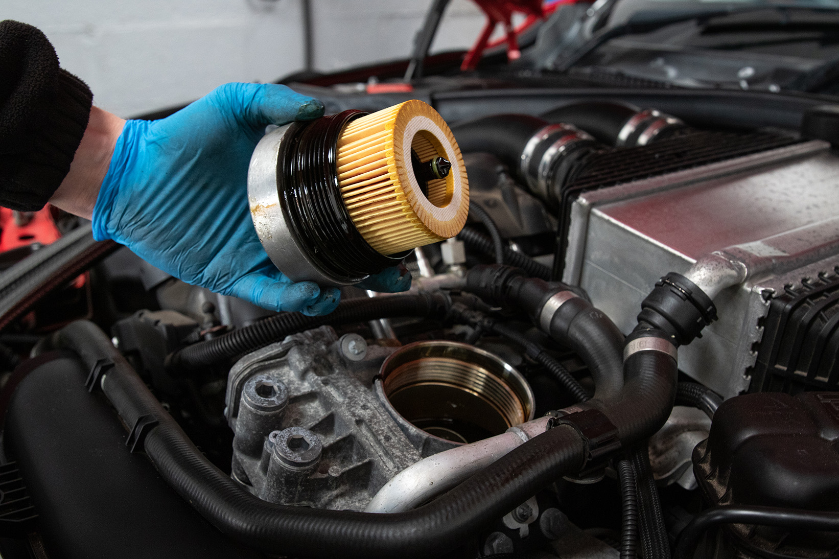 BMW M3 being service by BMW Specialist Telford